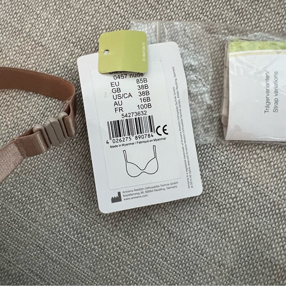 Mastectomy Bra Amoena Jada Non-wired Mastectomy Bra Size 36C - Picture 3 of 7